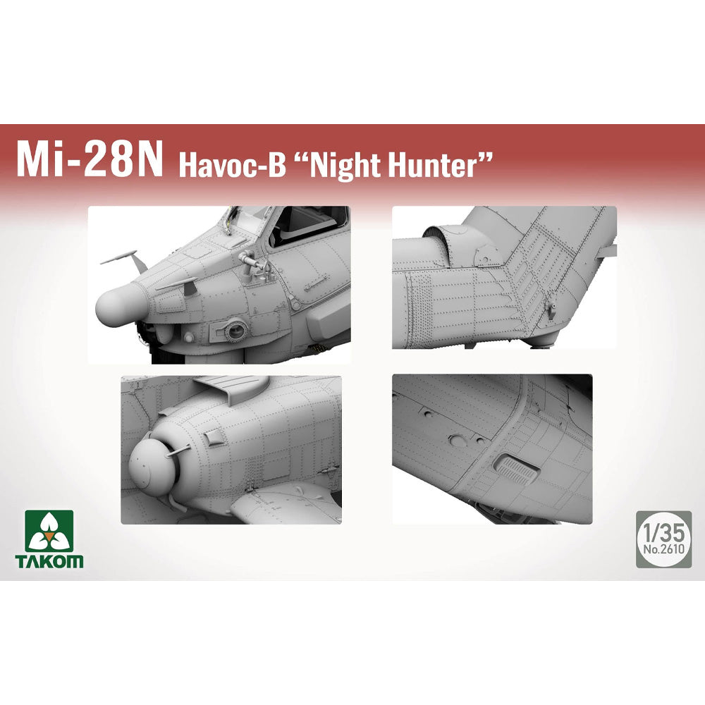 Takom 2610 Mi-28N Havoc-B Night Hunter 1:35 Model Kit