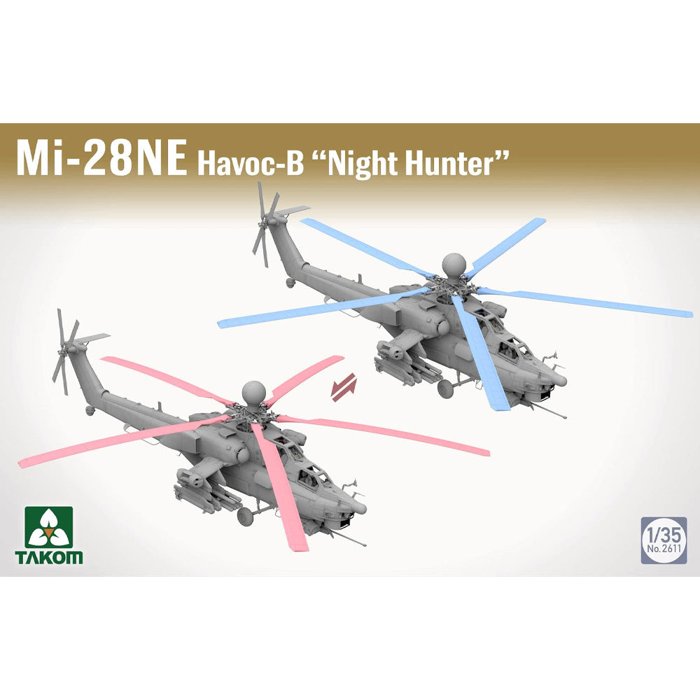 Takom 2611 Mi-28NE Havoc-B Night Hunter 1:35 Model Kit