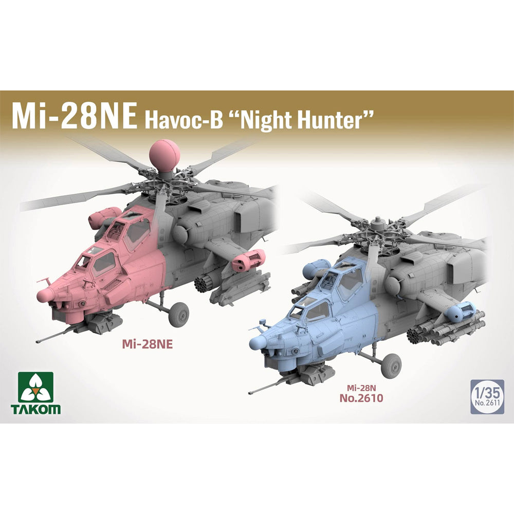 Takom 2611 Mi-28NE Havoc-B Night Hunter 1:35 Model Kit