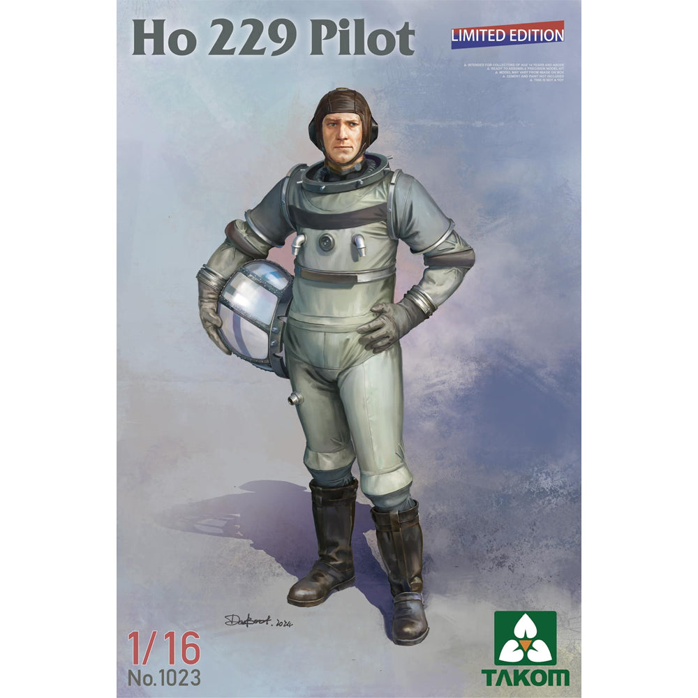Takom Wings 32001W Horten Ho 229 Big Box 1:32 Model Kits w/1:16 Figure