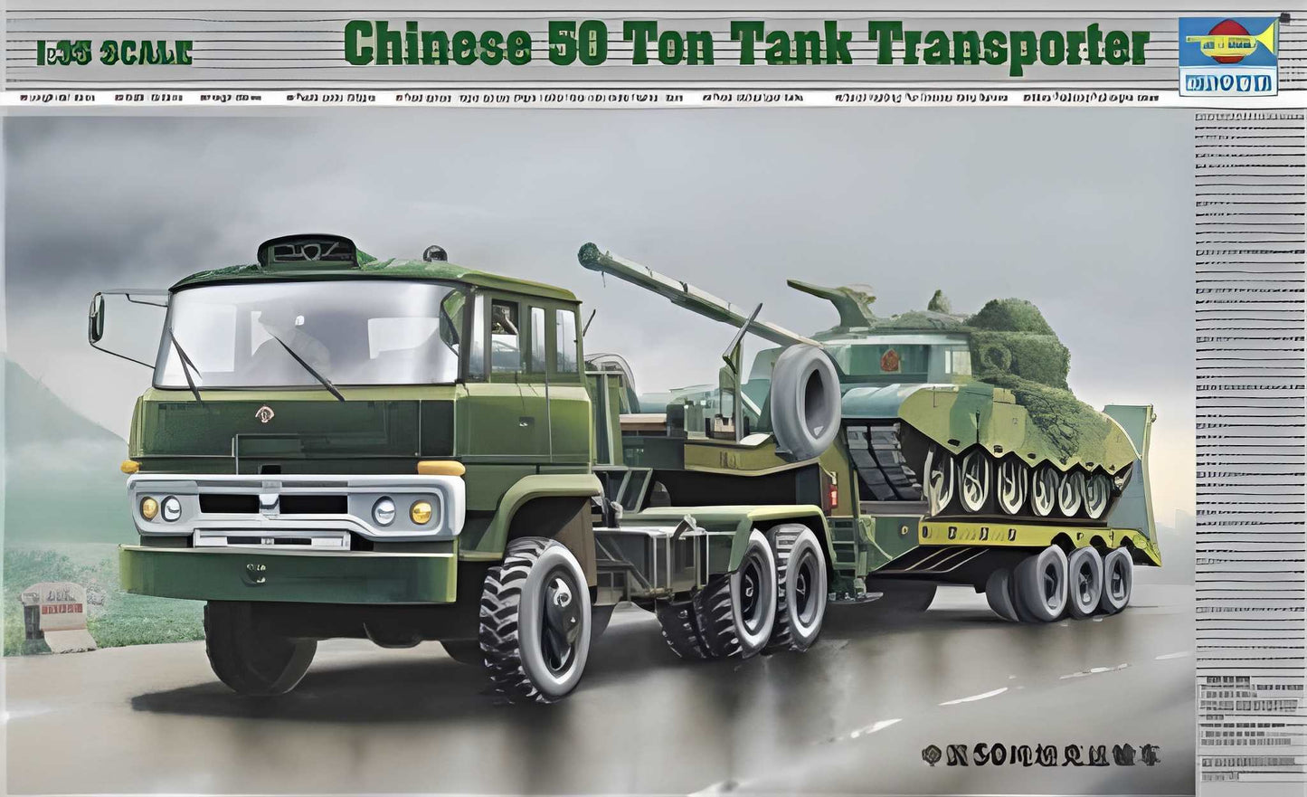 Trumpeter 201 Chinese Army 50 Ton Tank Transporter 1:35 Model Kit