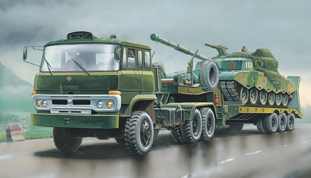 Trumpeter 201 Chinese Army 50 Ton Tank Transporter 1:35 Model Kit