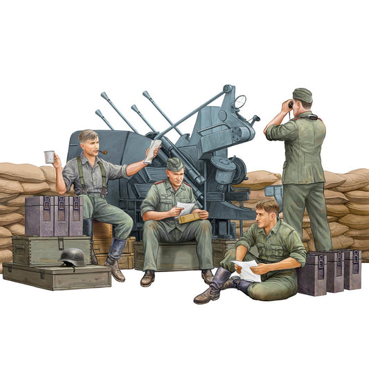 Trumpeter 432 German Anti-aircraft Gun Crew 1:35 Model Kit