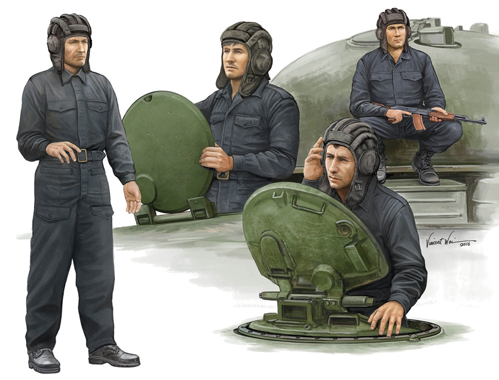 Trumpeter 435 Soviet Tank Crew 1:35 Model Kit