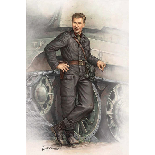 Trumpeter 701 WWII Soviet Army 1942 Tank Crew Figure 1:16 Model Kit