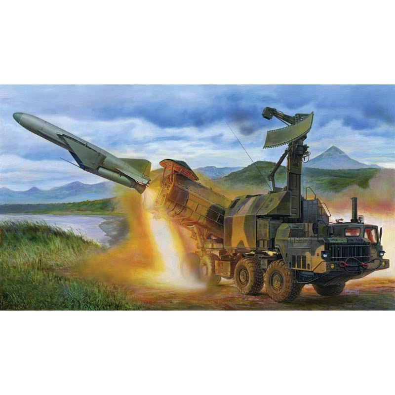 Trumpeter 1035 Russian 4K51 Rubezh Coastal ASM with P-15 1:35 Model Kit
