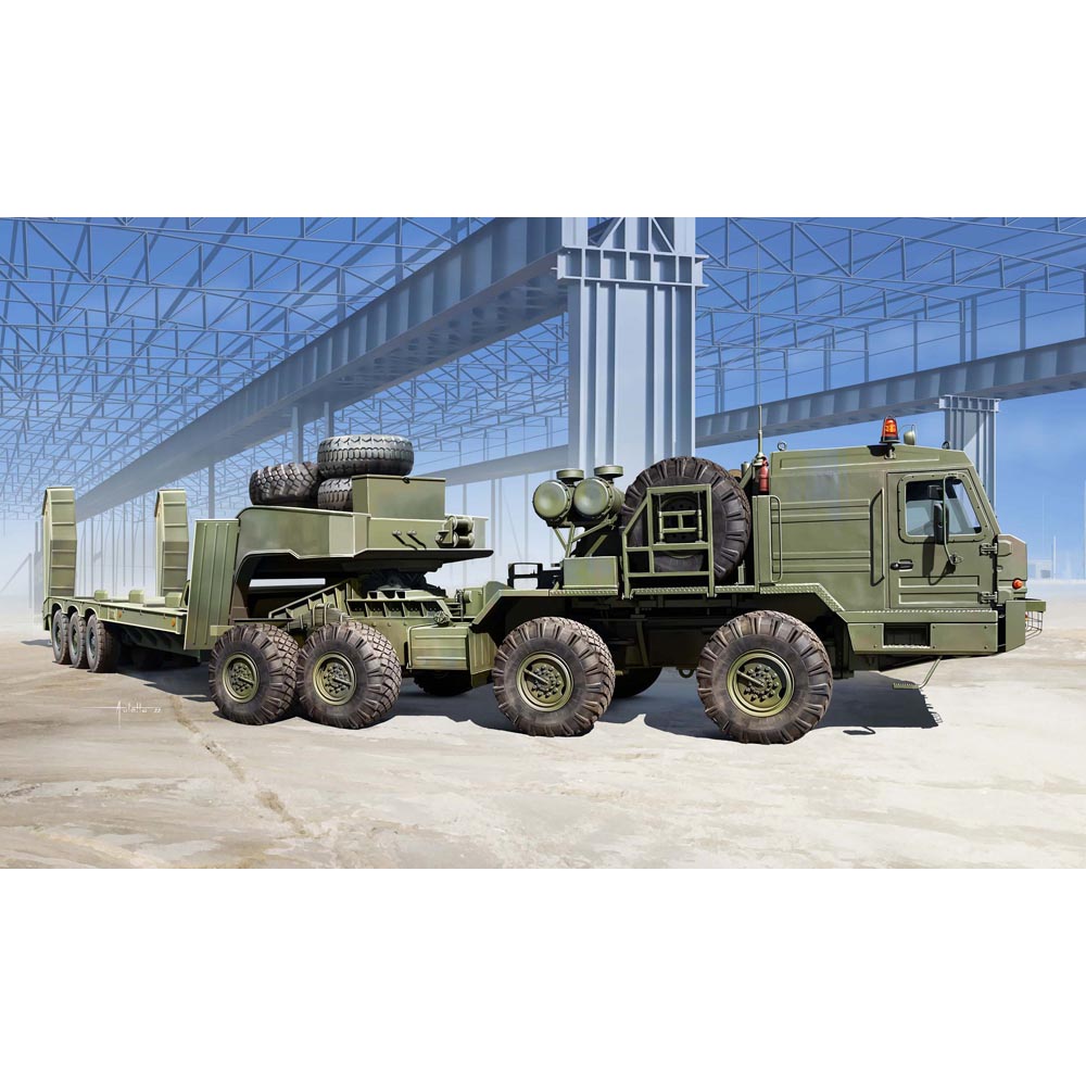 Trumpeter 1086 Russian Tank Transporter BAZ-6403 + ChMZAP-9990-071, c.1990–present 1:35 Model Kit