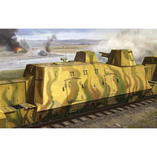 Trumpeter 1509 Geschützwagen Artillery Railcar 1:35 Model Kit