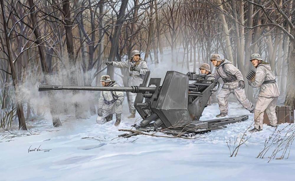Trumpeter 2310 German Army FlaK37 3.7cm Anti-Aircraft Gun 1:35 Model Kit