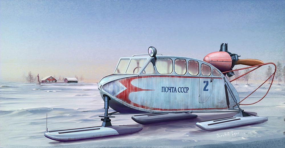 Trumpeter 2355 Soviet NKL-6 Aerosan 1:35 Model Kit