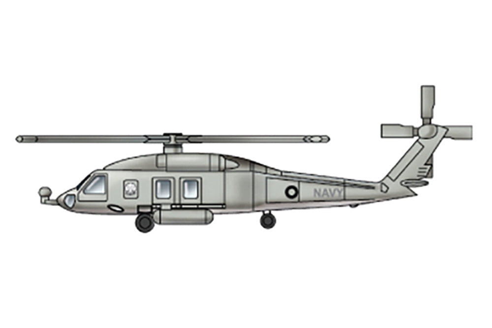 Trumpeter 3437 HH-60H Rescue Hawk (qty 12) 1:700 Model Kit