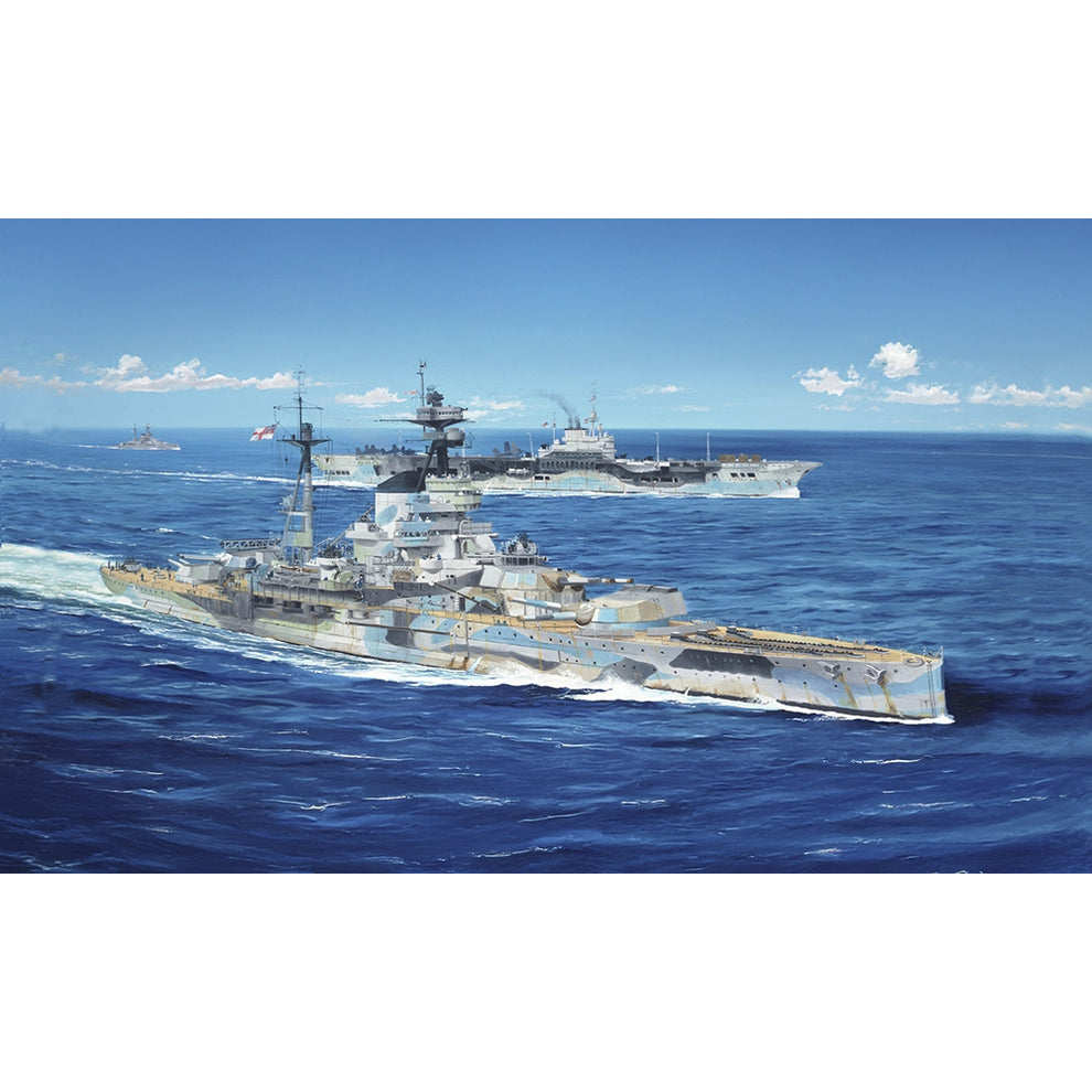 Trumpeter 05379 Royal Navy HMS Resolution Battleship 1:350 Model Kit ...
