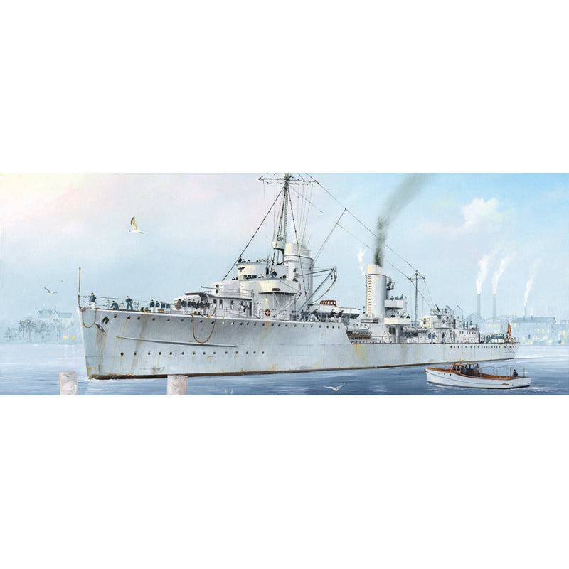 Trumpeter 5793 Zerstorer Z7 1942 1:700 Model Kit