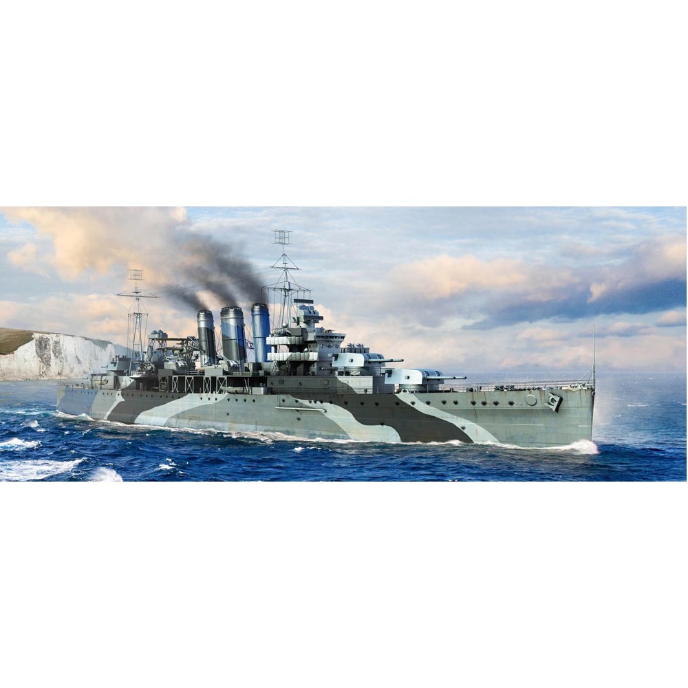 Trumpeter 6735 HMS Kent 1:700 Ship Plastic Model Kit