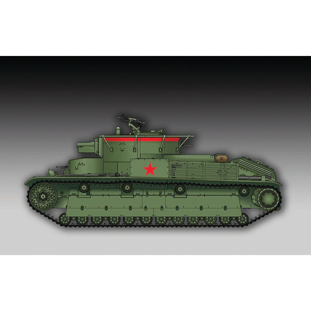 Trumpeter 7150 Soviet T-28 Medium Tank (Welded) 1:72 Model Kit