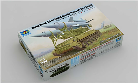 Trumpeter 7178 Soviet 2K11A TEL w/9M8M Missile "Krug-A" 1:72 Model Kit