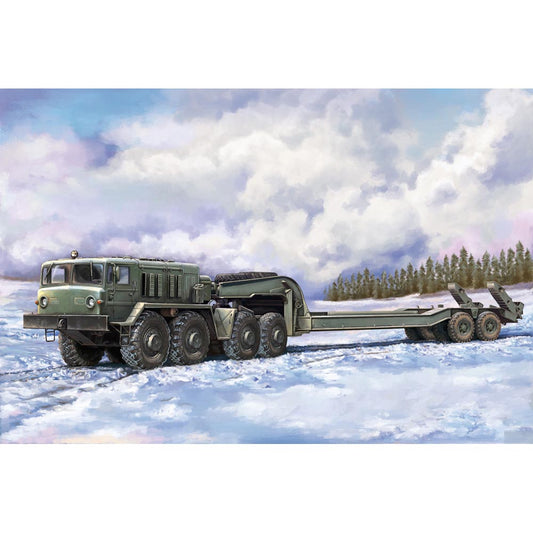 Trumpeter 7194 Soviet Tank Transporter MAZ-537G (Interm.) & ChMZAP-5247G, mid '60s 1:72 Model Kit