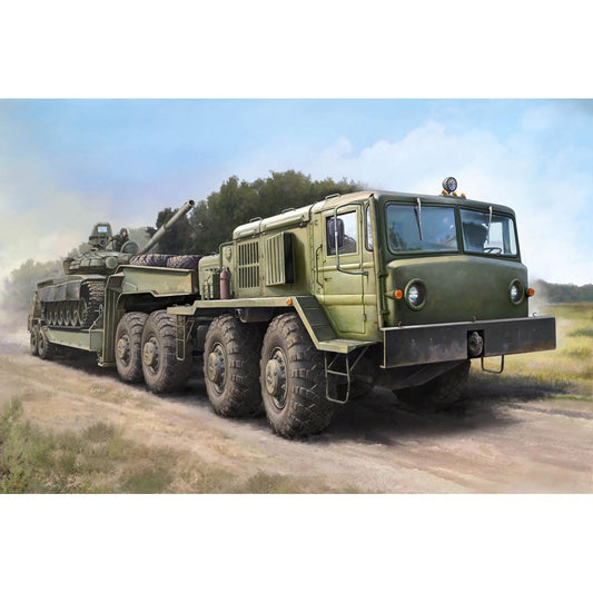 Trumpeter 7195 Soviet Tank Transporter MAZ-537G (Late type) & ChMZAP-5247G, mid ‘70 1:72 Model Kit
