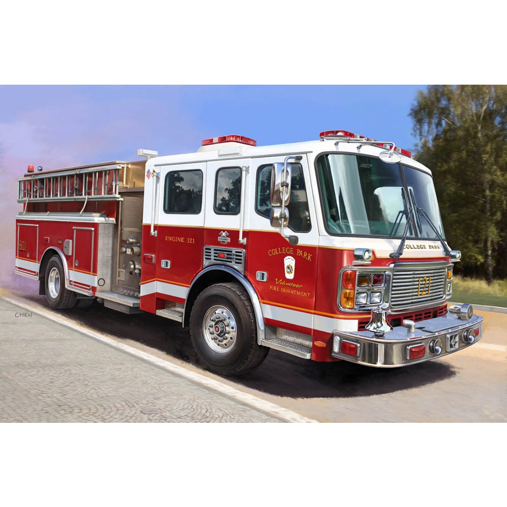 Trumpeter 7445 American LaFrance Eagle Fire Pumper 1:72 Model Kit