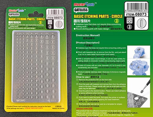 Trumpeter 8073 Basic Etch Parts Circle #3  Model Kit