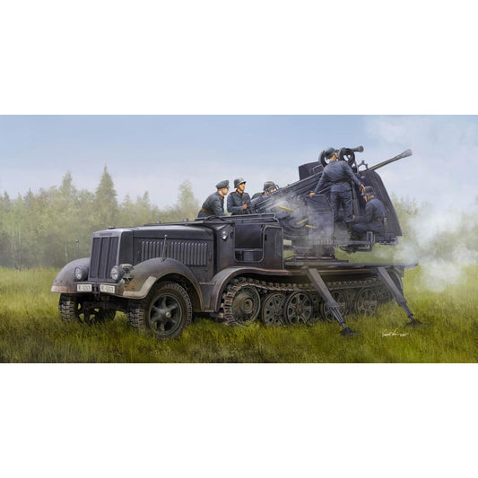 Trumpeter 9513 German 5cm FlaK41 auf Selbsfahrlafette SdKfz 7/2 1:35 Model Kit