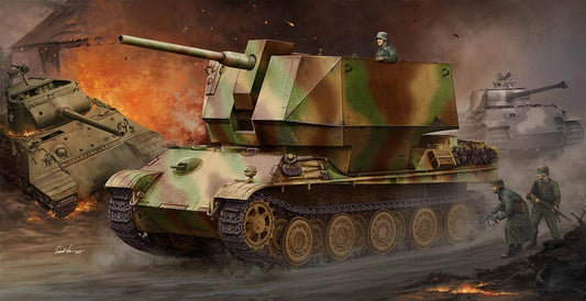 Trumpeter 9531 Flakpanther w/ 8.8cm FlaK36/37 1:35 Model Kit