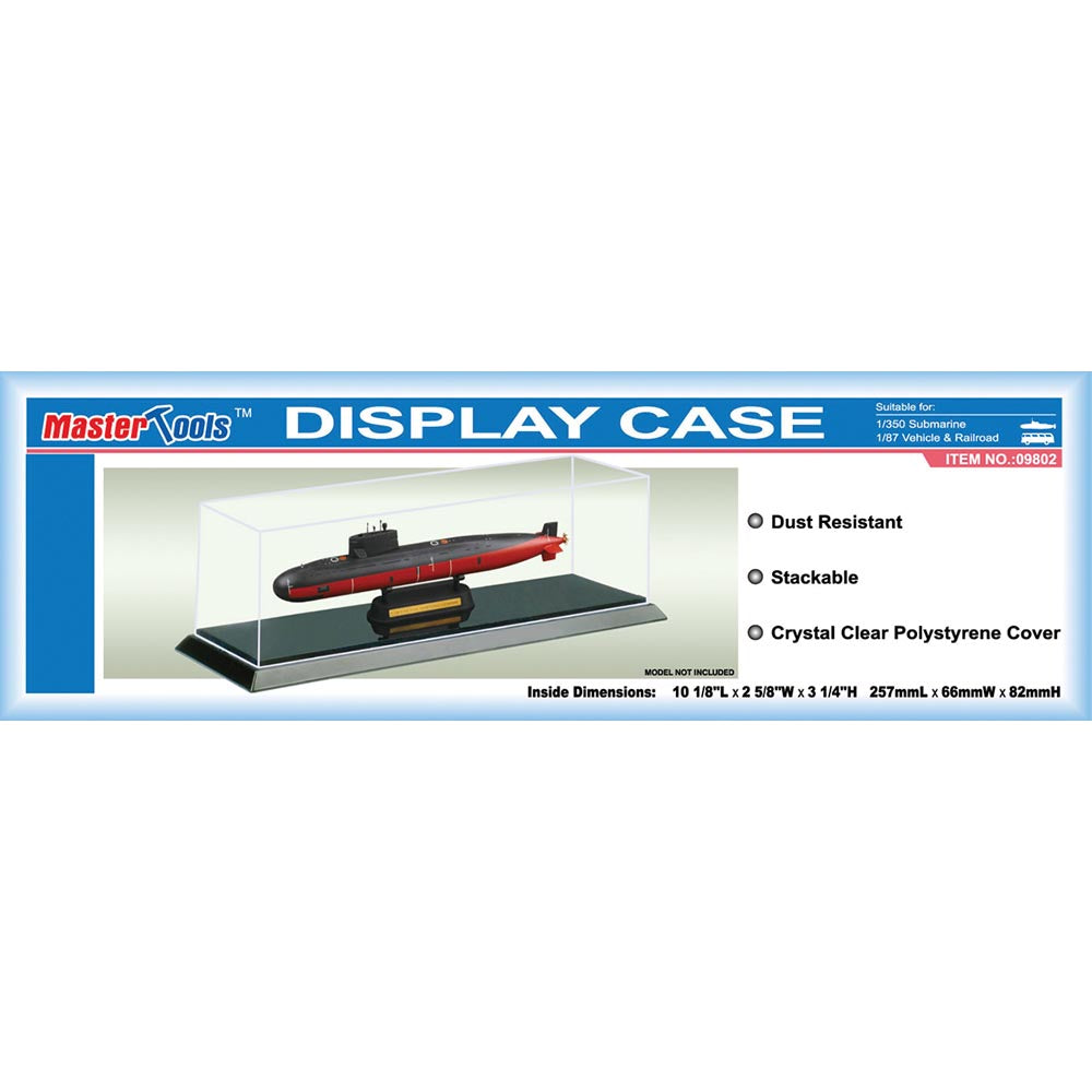 Trumpeter 9802 Display Case 257 x 66 x 82mm  Model Kit
