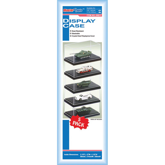 Trumpeter 9811 Display Case 90 x 51 x 38mm (5 Pack)  Model Kit