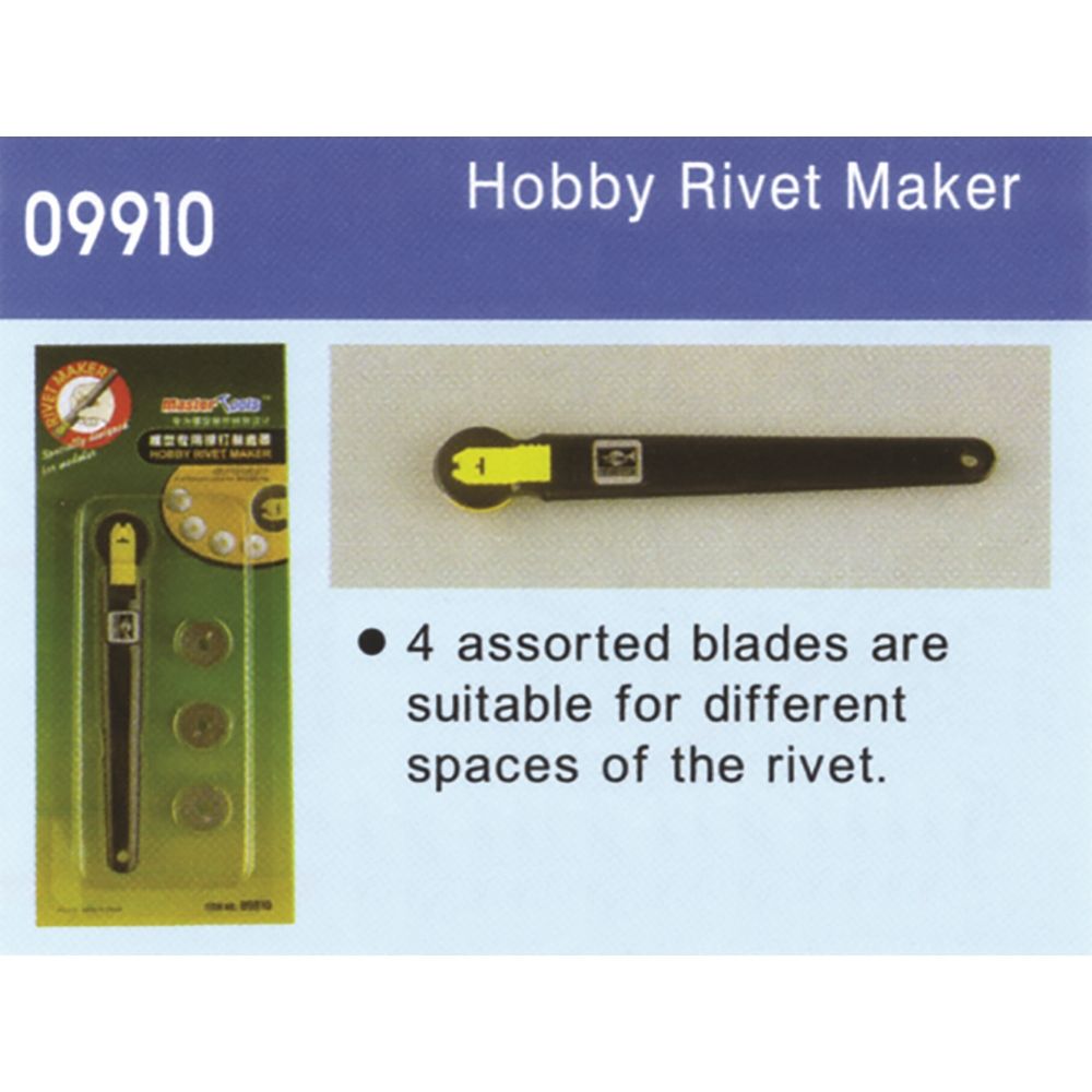 Trumpeter 9910 Rivet Maker (4 assorted blades) Model Tool