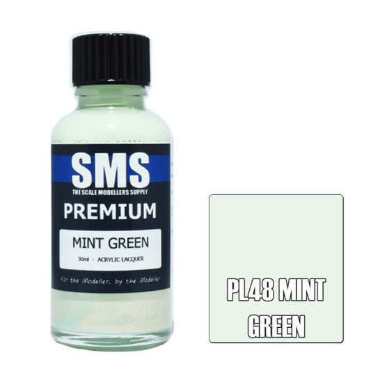 SMS PL48 Premium MINT GREEN 30ml Acrylic Lacquer
