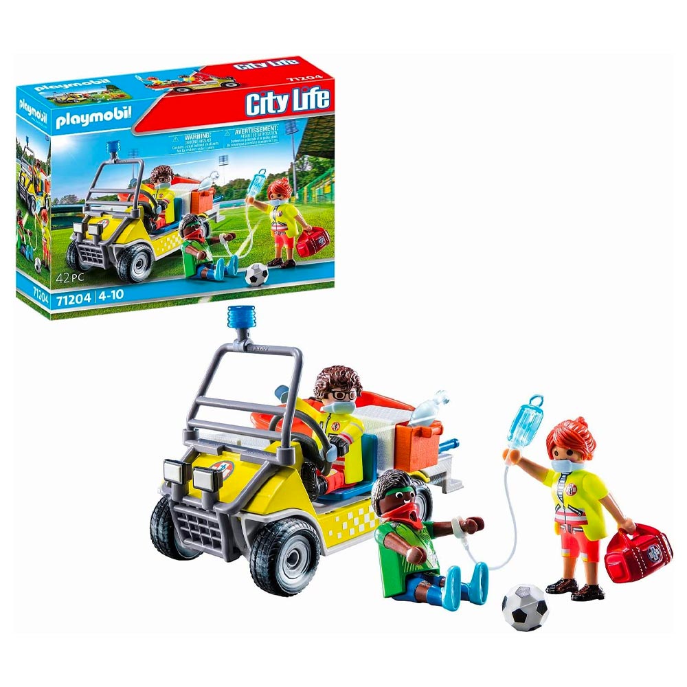 PLAYMOBIL 71204 City Life Medical Team Rescue Cart
