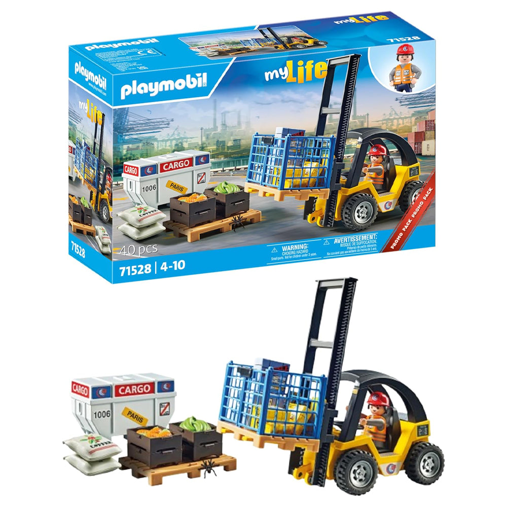 Playmobil 71528 Forklift with Cargo Promo Pack 40pcs Age 4-10