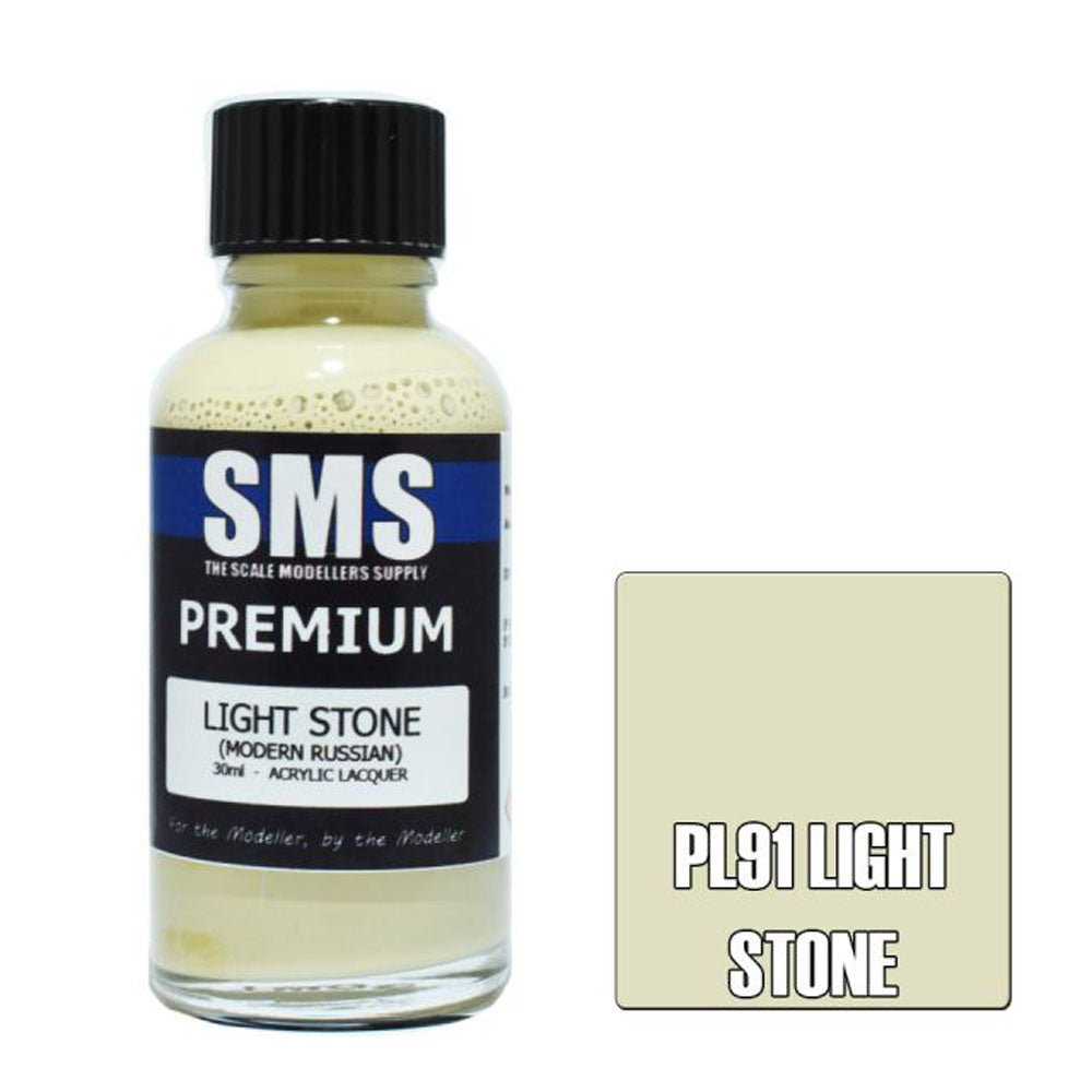 SMS PL91 Premium LIGHT STONE 30ml Acrylic Lacquer