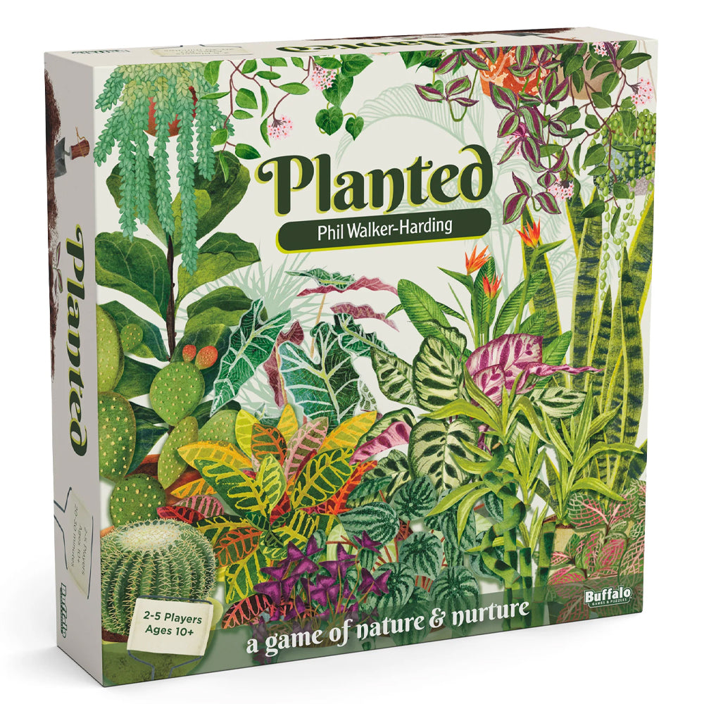 Planted Board Game Collect and Care for your Houseplants! Age 10+ 2-5 Players