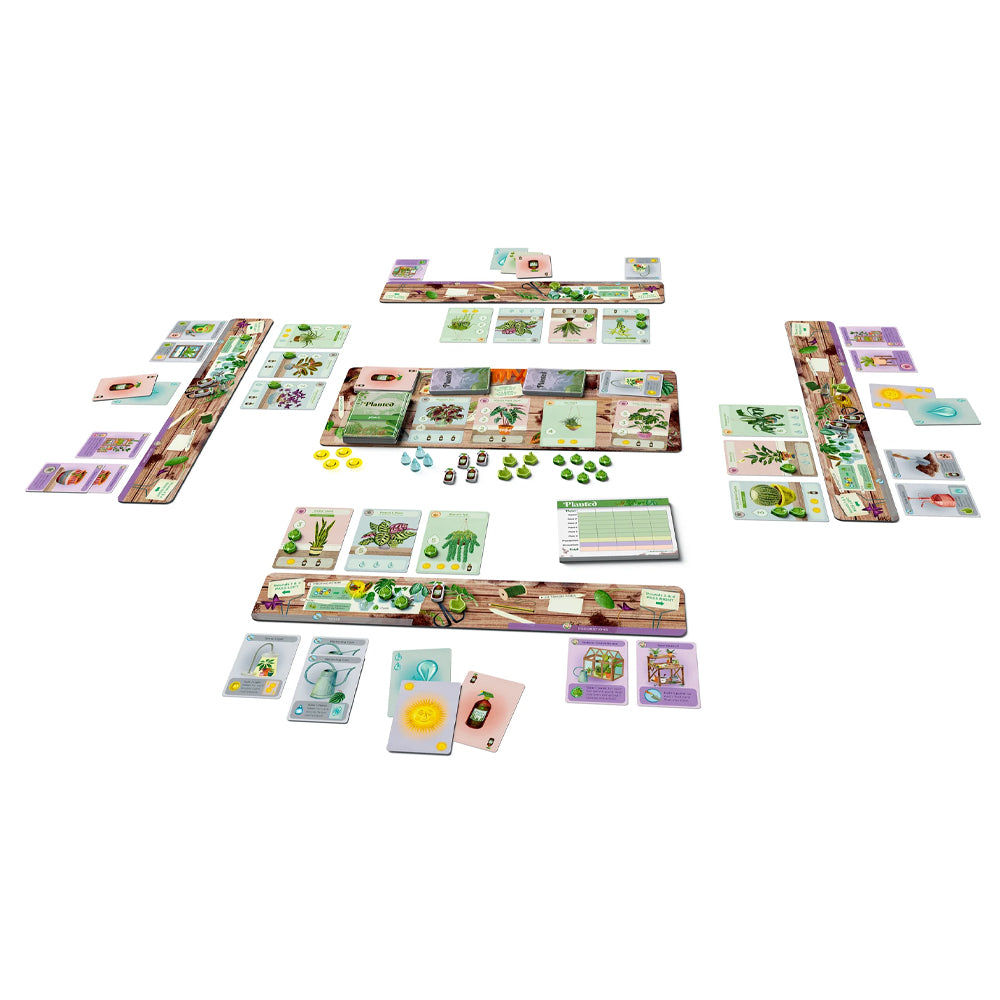 Planted Board Game Collect and Care for your Houseplants! Age 10+ 2-5 Players
