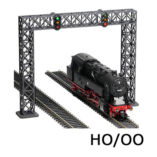 Proses LS-013 2 Track Signal Bridge w/12 Lights (H0 or 00)