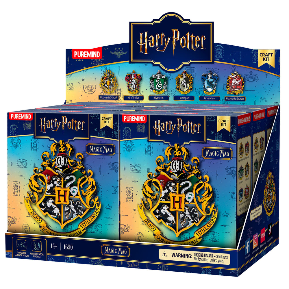 Puremind Harry Potter: Magnetic Coat of Arms (6 Designs) PM1650