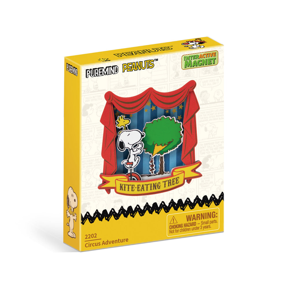 Puremind Peanuts: Snoopy's Circus Adventure Wooden Magnet PM2202