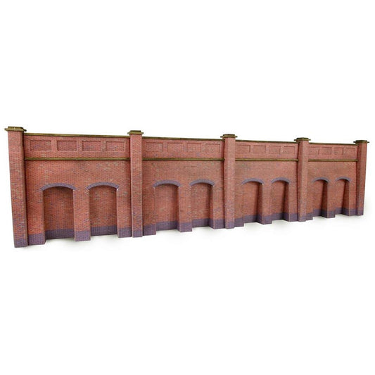 Metcalfe PN145 Red Brick Retaining Wall N Gauge Kit