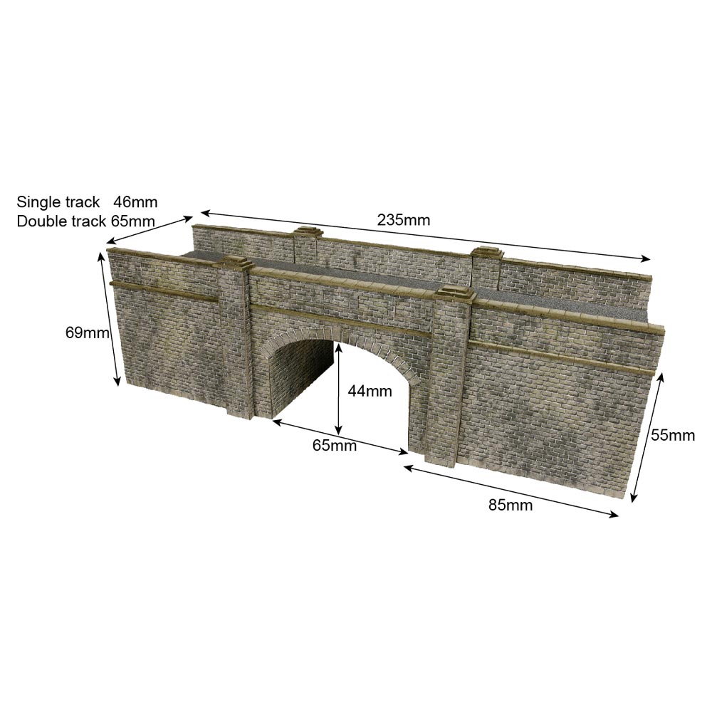 Metcalfe PN147 Stone Railway Bridge N Gauge Kit