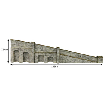 Metcalfe PN149 Stone Tapered Retaining Wall N Gauge Kit
