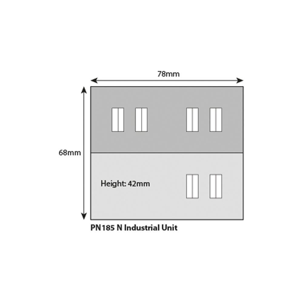 Metcalfe PN185 Industrial Unit Building N Gauge Kit