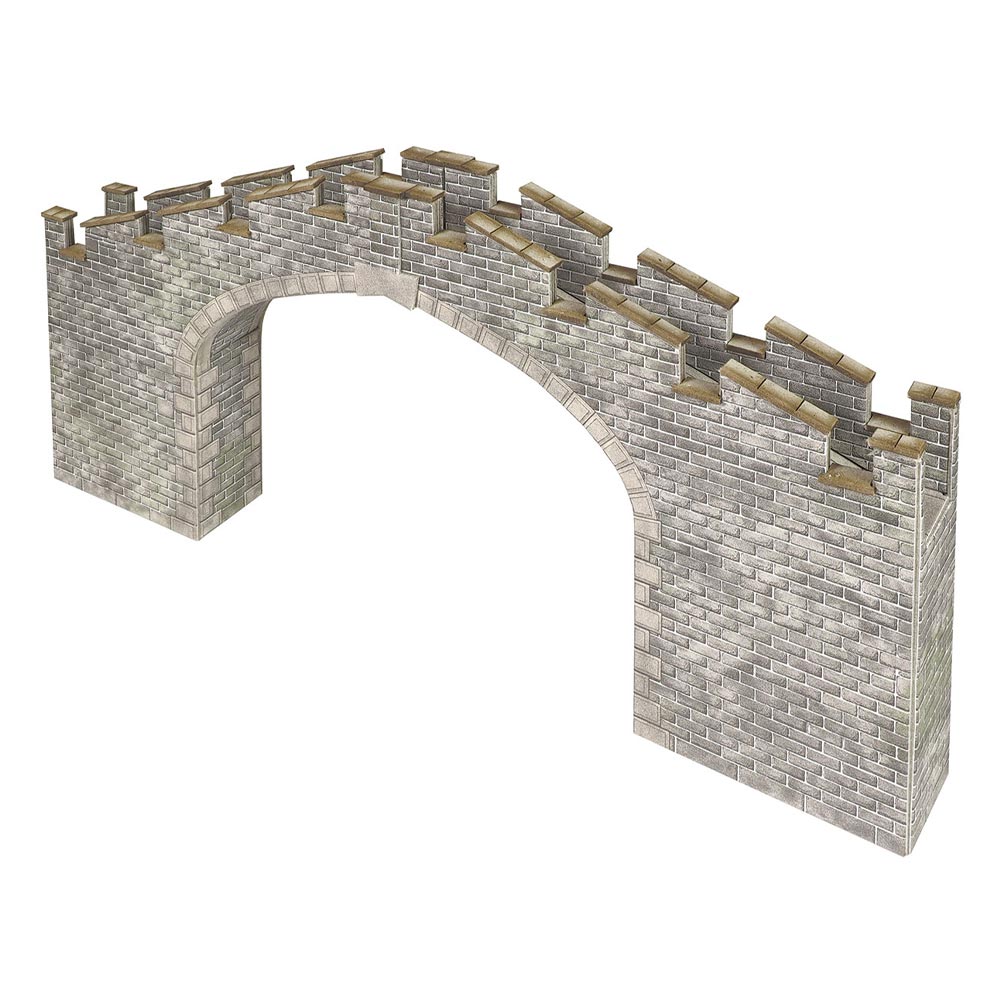 Metcalfe PN196 Castle Wall Bridge N Gauge Kit