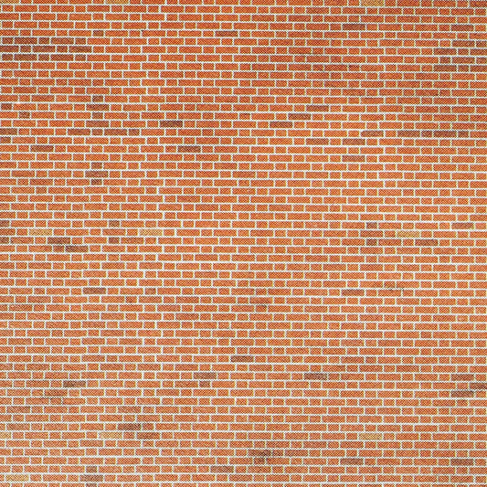 Metcalfe PN900 Red Brick Sheets x8 N Gauge Kit