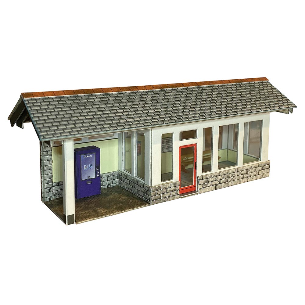 Metcalfe PN923 Modern Platform Shelter N Gauge Card Kit