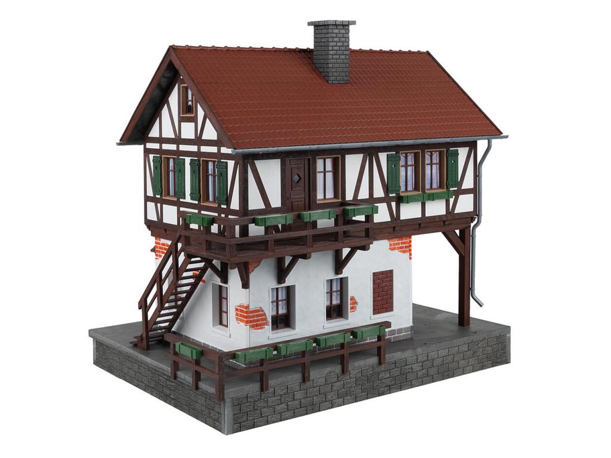 Pola Half Timbered Watermill Kit PO331115 G Gauge