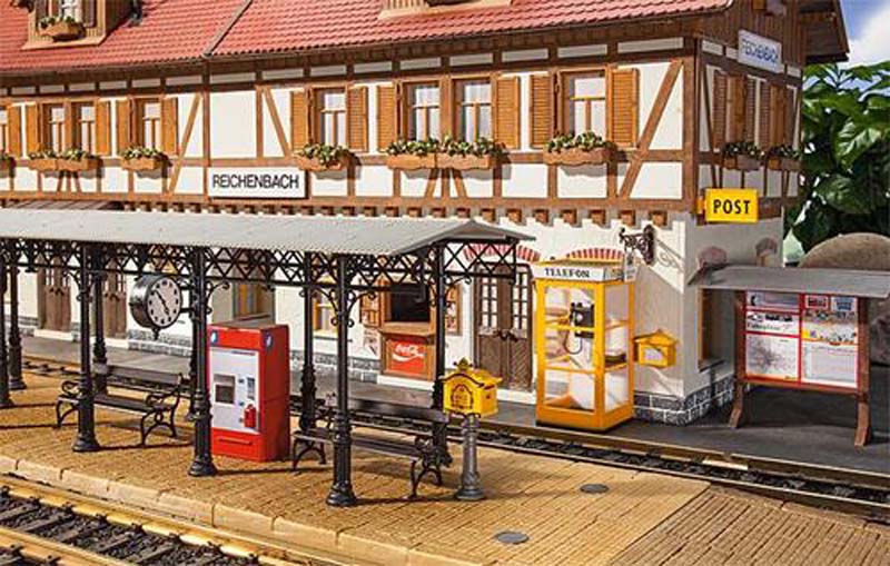 Pola Station Accessories Kit G Gauge PO331745