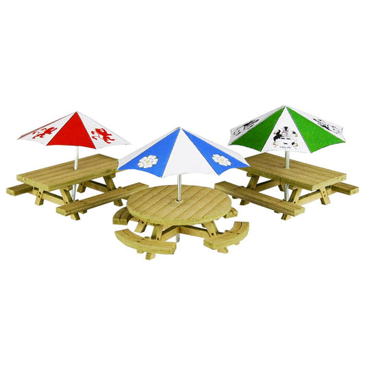 Metcalfe PO510 Picnic Tables x3 OO Gauge Kit