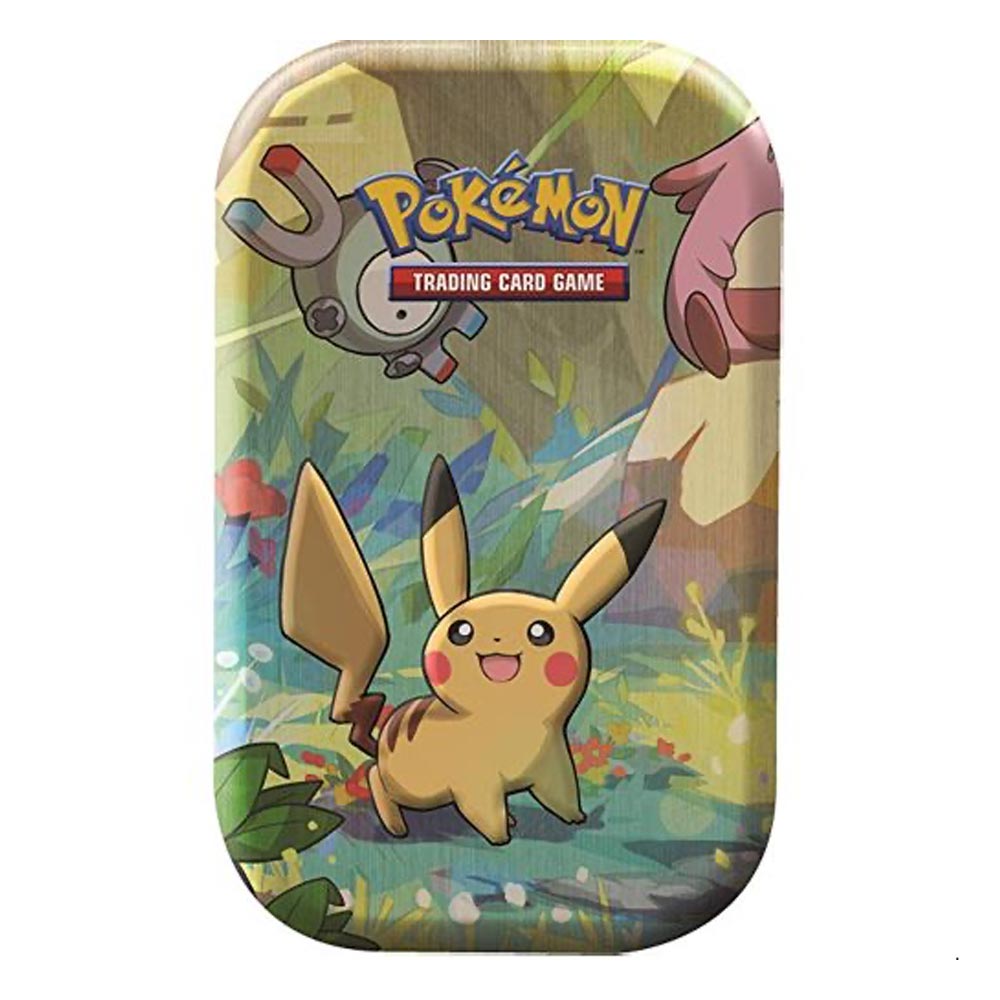 pokemon cards pikachu tin Pokemon TCG - Kanto Friends Mini Tin