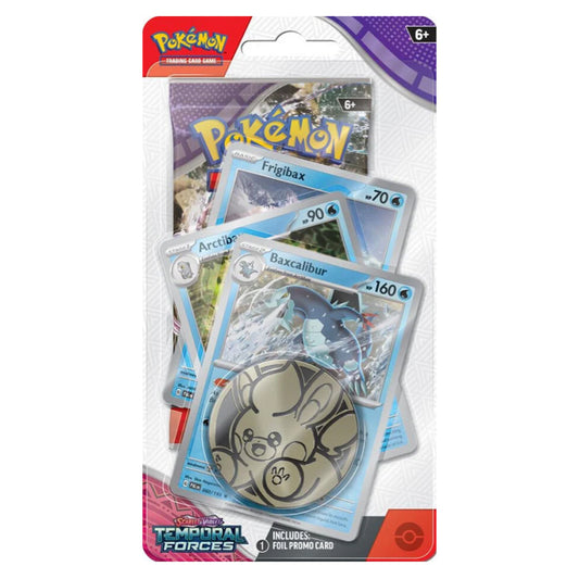 Pokemon TCG: Scarlet & Violet 5 - Temporal Forces Premium Checklane - Baxcaliber